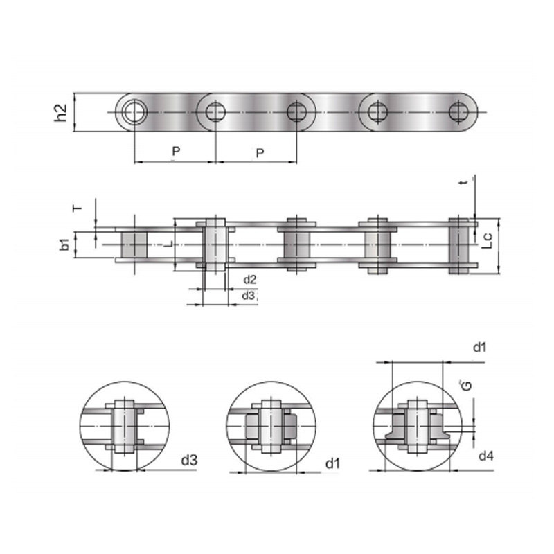 BS standard Solid Pin Conveyor Chain ( Z series )