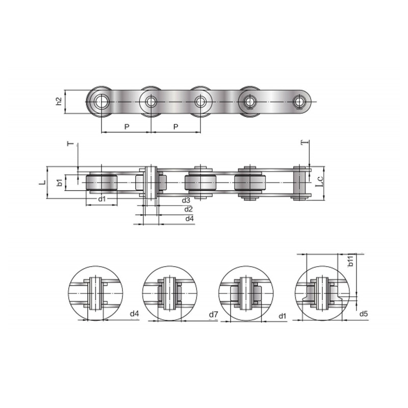 Conveyor Chain na may hollow pin ( MC Series)