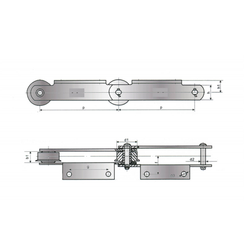 Metallurgical Bucket lifting Chain