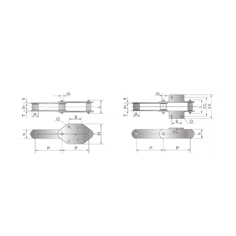 Metallurgical Bucket elevator Chain