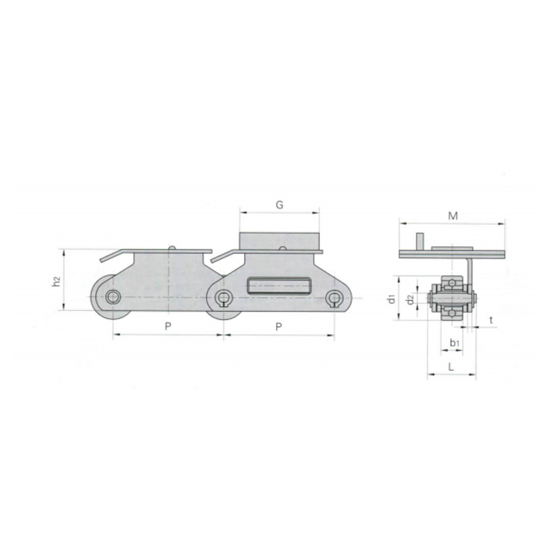 Conveyor Chain Para sa Linya ng Produksyon ng Sasakyan