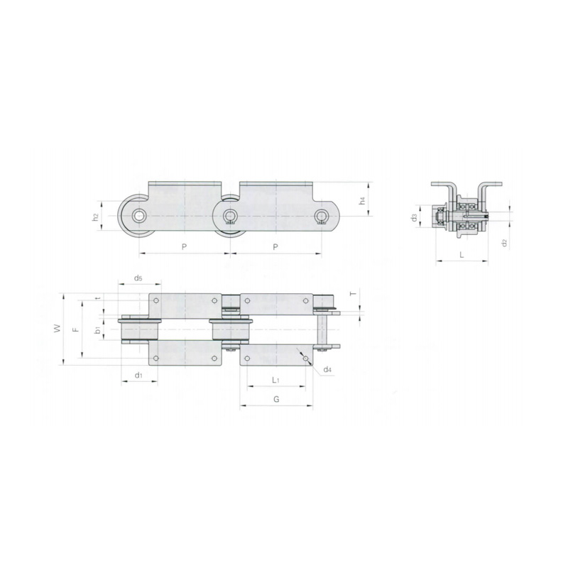 Conveyor Chain Para sa Linya ng Produksyon ng Sasakyan