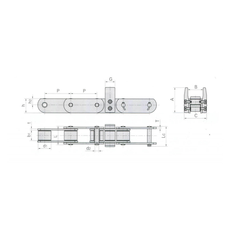 Conveyor Chain Para sa Linya ng Produksyon ng Sasakyan
