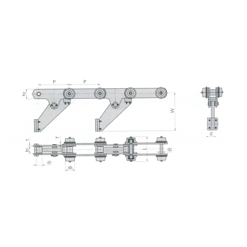 Conveyor Chain Para sa Linya ng Produksyon ng Sasakyan