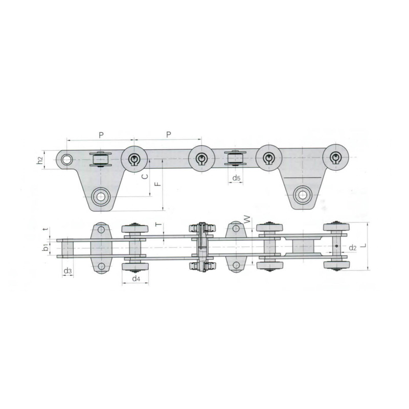 Conveyor Chain Para sa Linya ng Produksyon ng Sasakyan